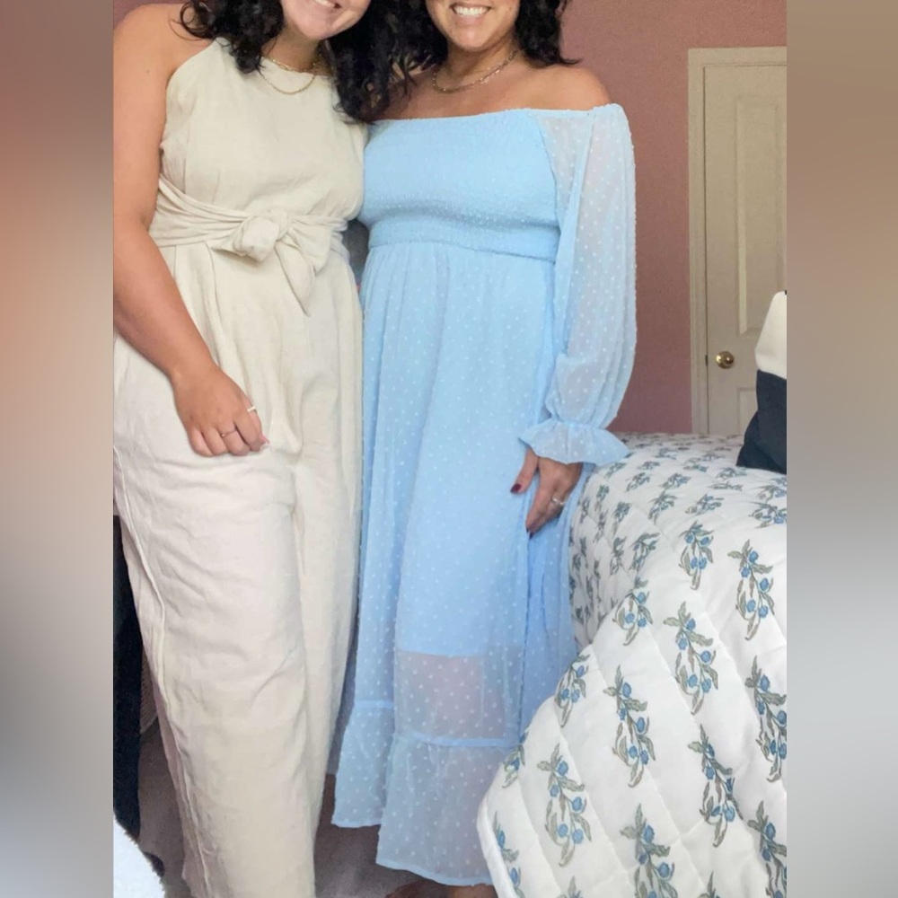 Three Birds Nest Linen Wide Leg Relaxed Jumpsuit - Picture 13 of 13